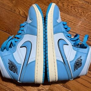 Blue and White air Jordan  Sneakers